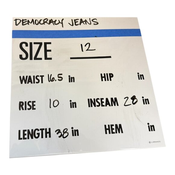 Democracy Absolution Skinny Jeans Women’s Size 12 Dark Wash Stretch Denim - Picture 9 of 10